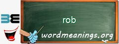 WordMeaning blackboard for rob